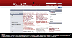Desktop Screenshot of medinews.it